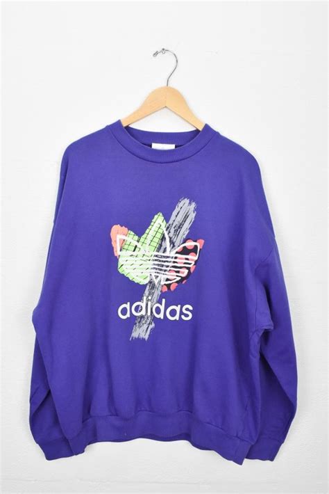 adidas herren schwarz lila pullover